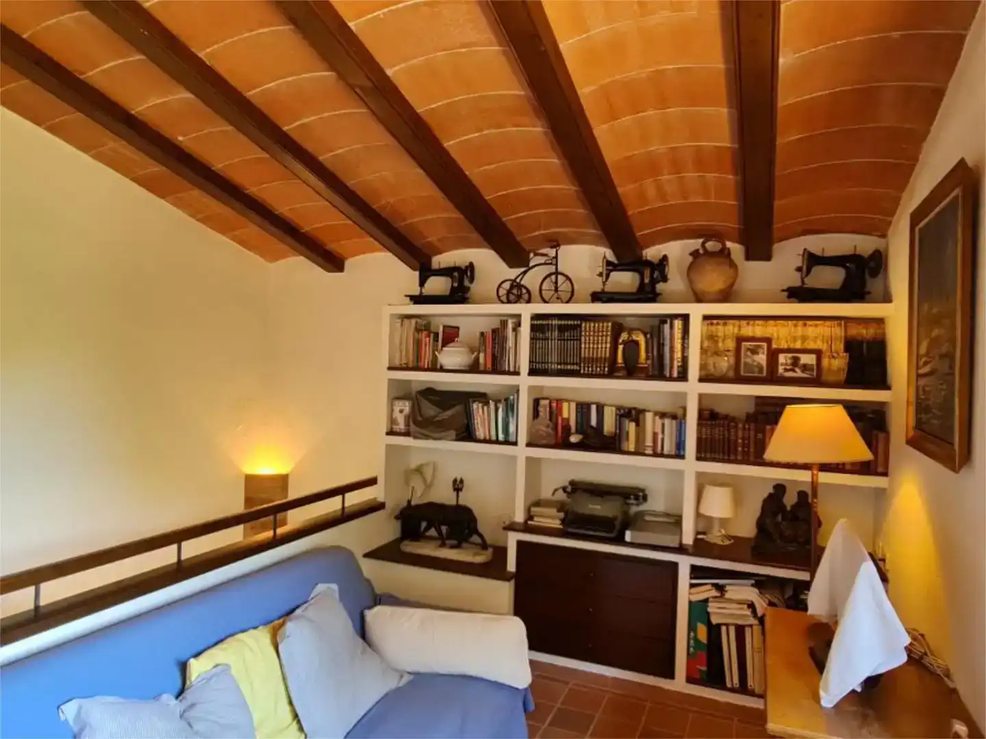 Sala d'estar de Finca rústica en venda en Cassà de la Selva amb Balcó