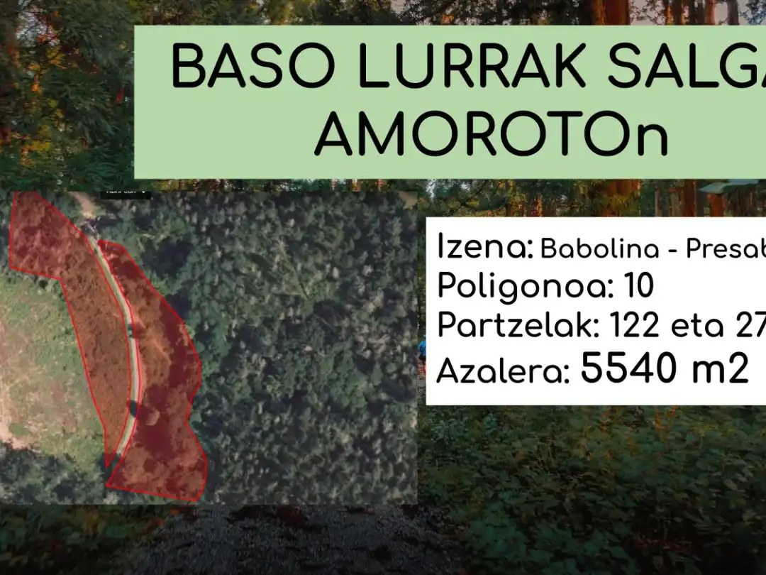Terreno en venta en Lekeitio
