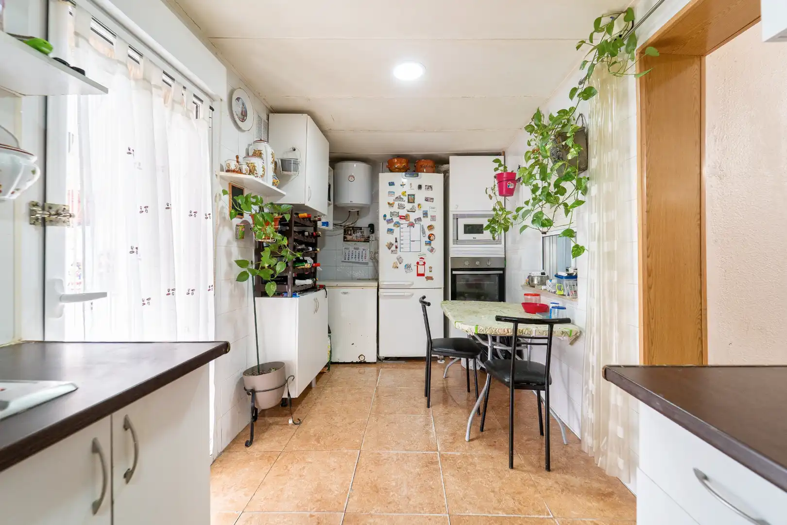 Cocina de Piso en venta en El Álamo con Jardín privado, Amueblado y Horno