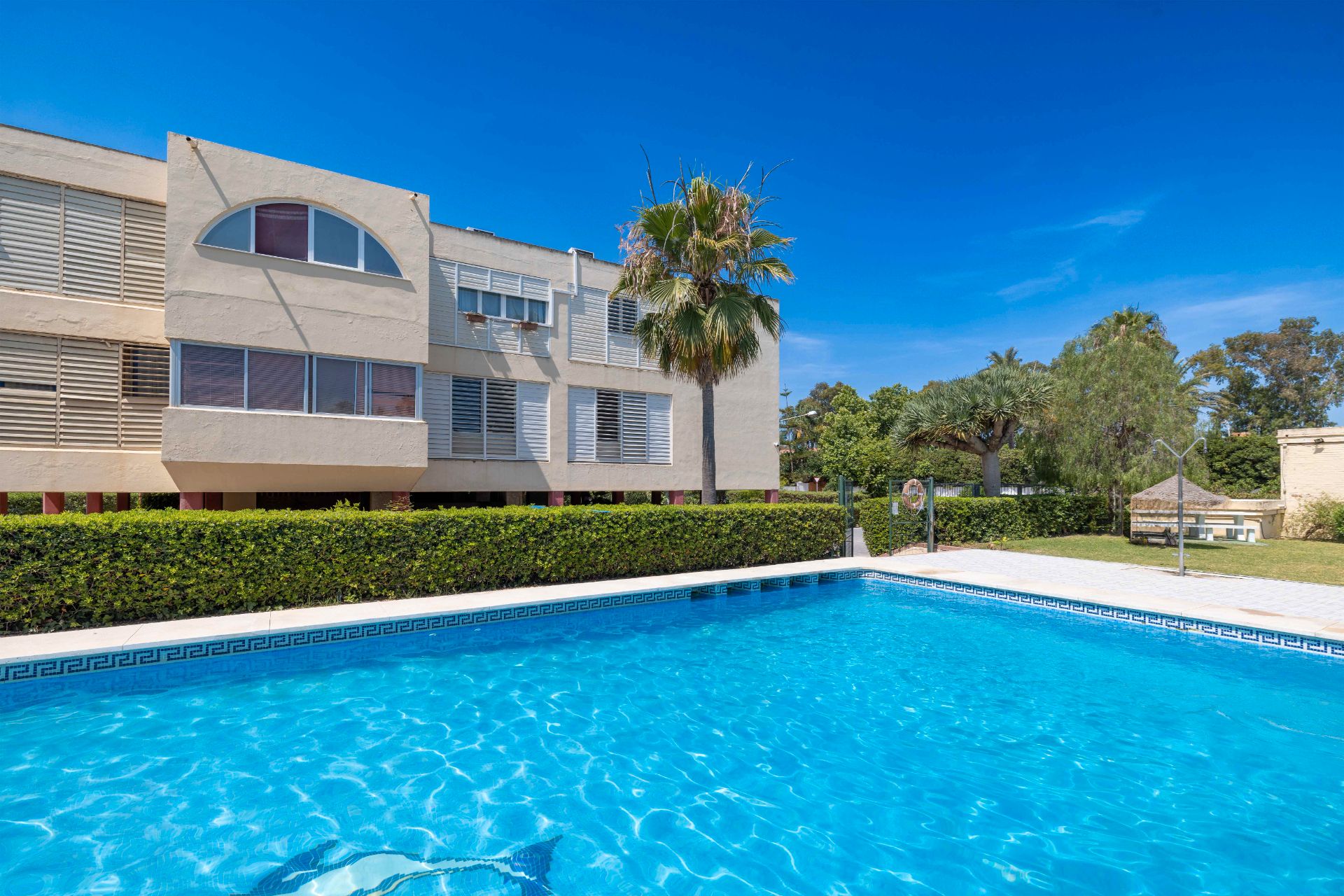 Swimming pool of Flat for sale in Málaga Capital  with Air Conditioner, Heating and Private garden