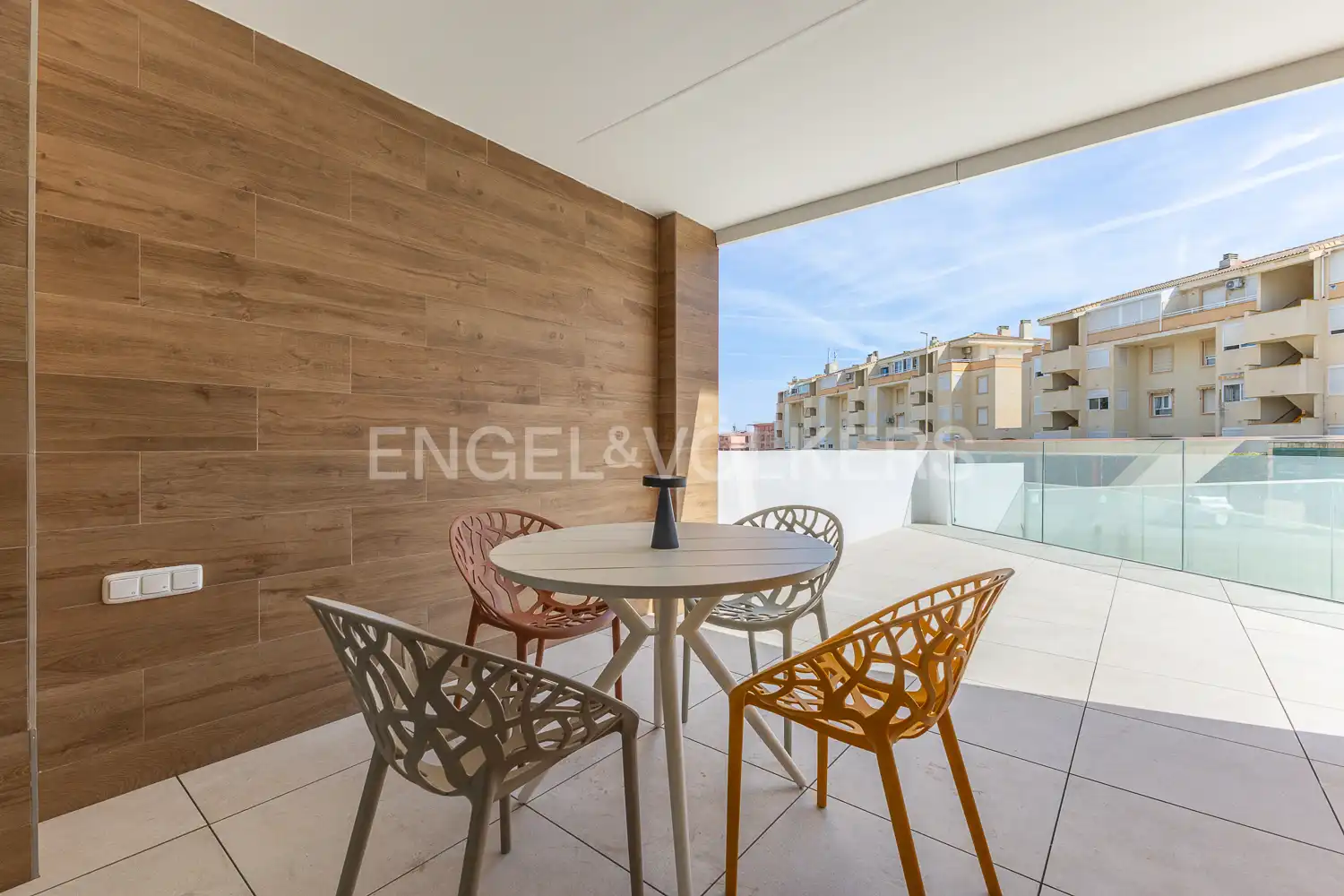Terrasse von Wohnung zur Miete in Dénia mit Klimaanlage, Heizung und Privatgarten