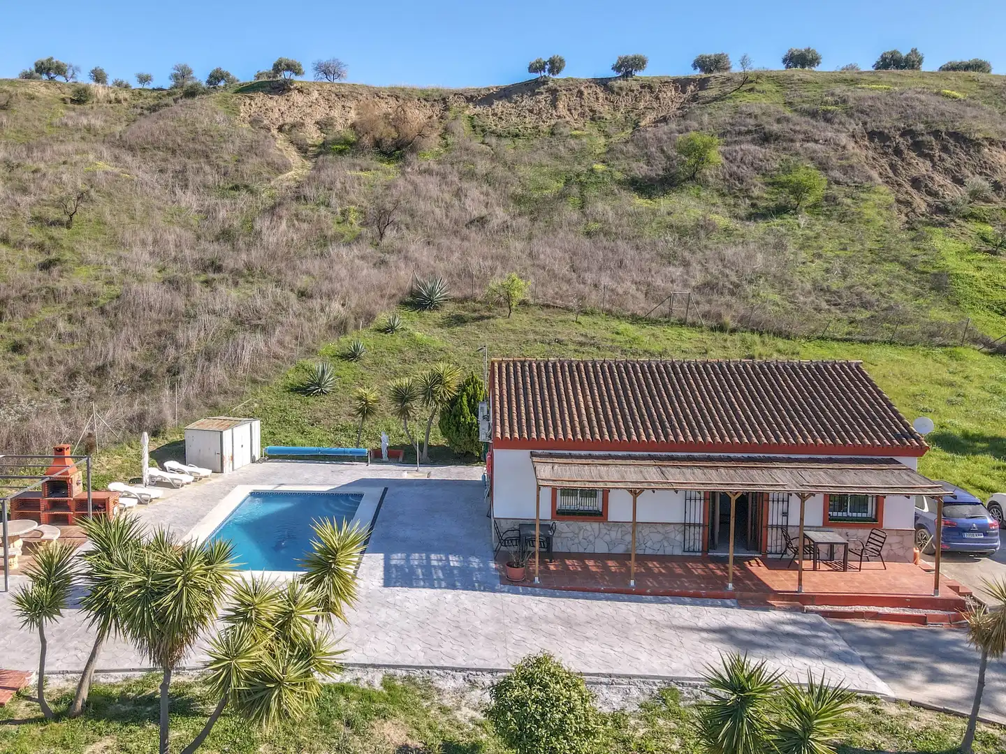 Garten von Haus oder Chalet zum Verkauf in Coín mit Klimaanlage, Privatgarten und Schwimmbad