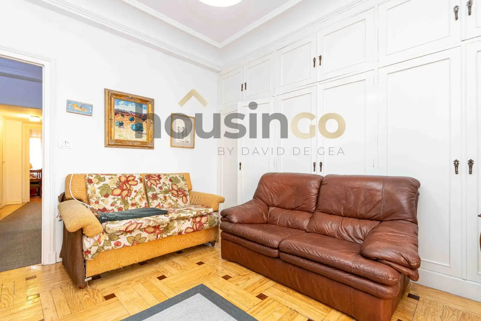 Living room of Flat for sale in Madrid  with Heating, Terrace and Storage room