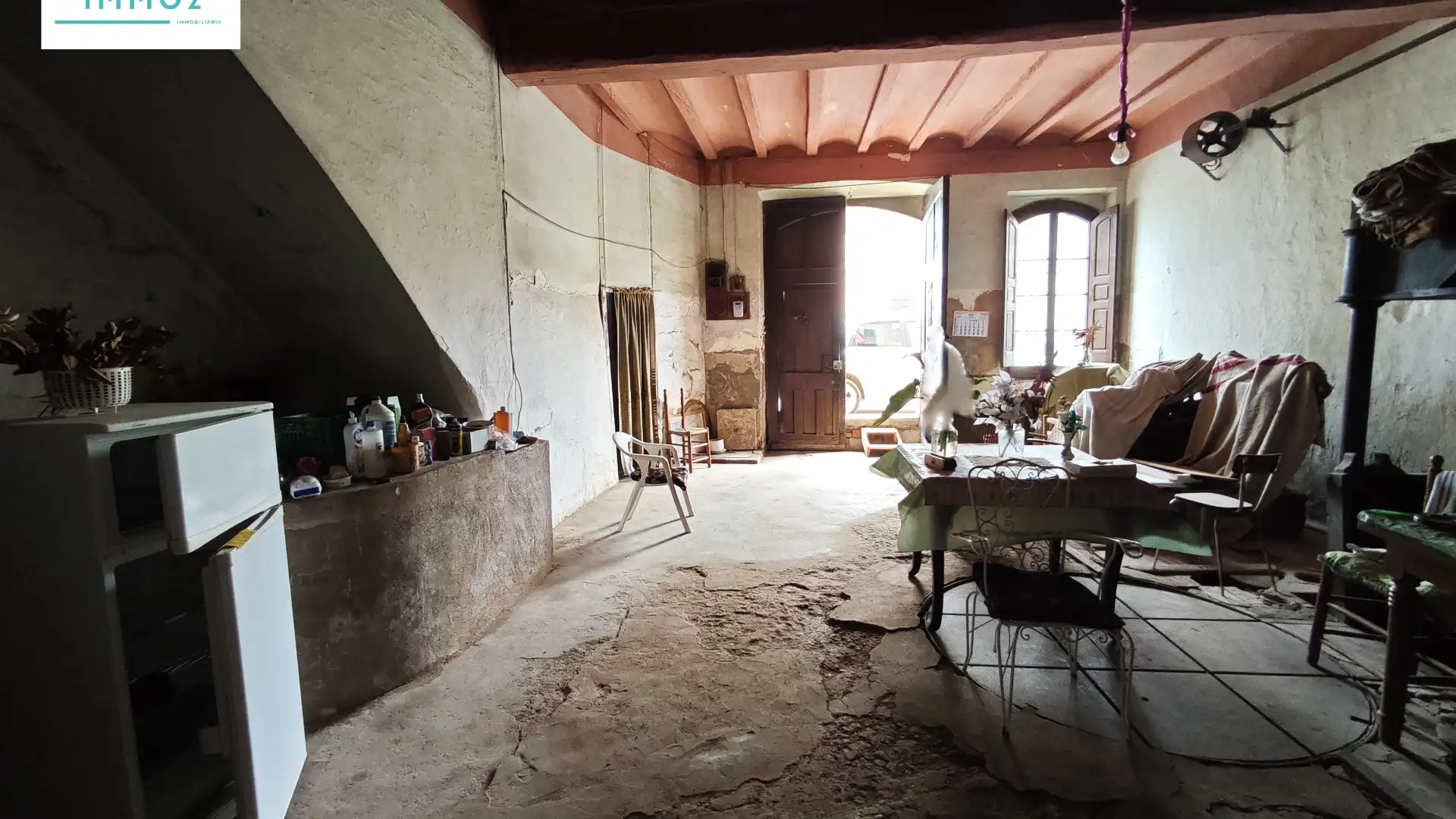 Sala de estar de Finca rústica en venta en L'Aldea con Terraza