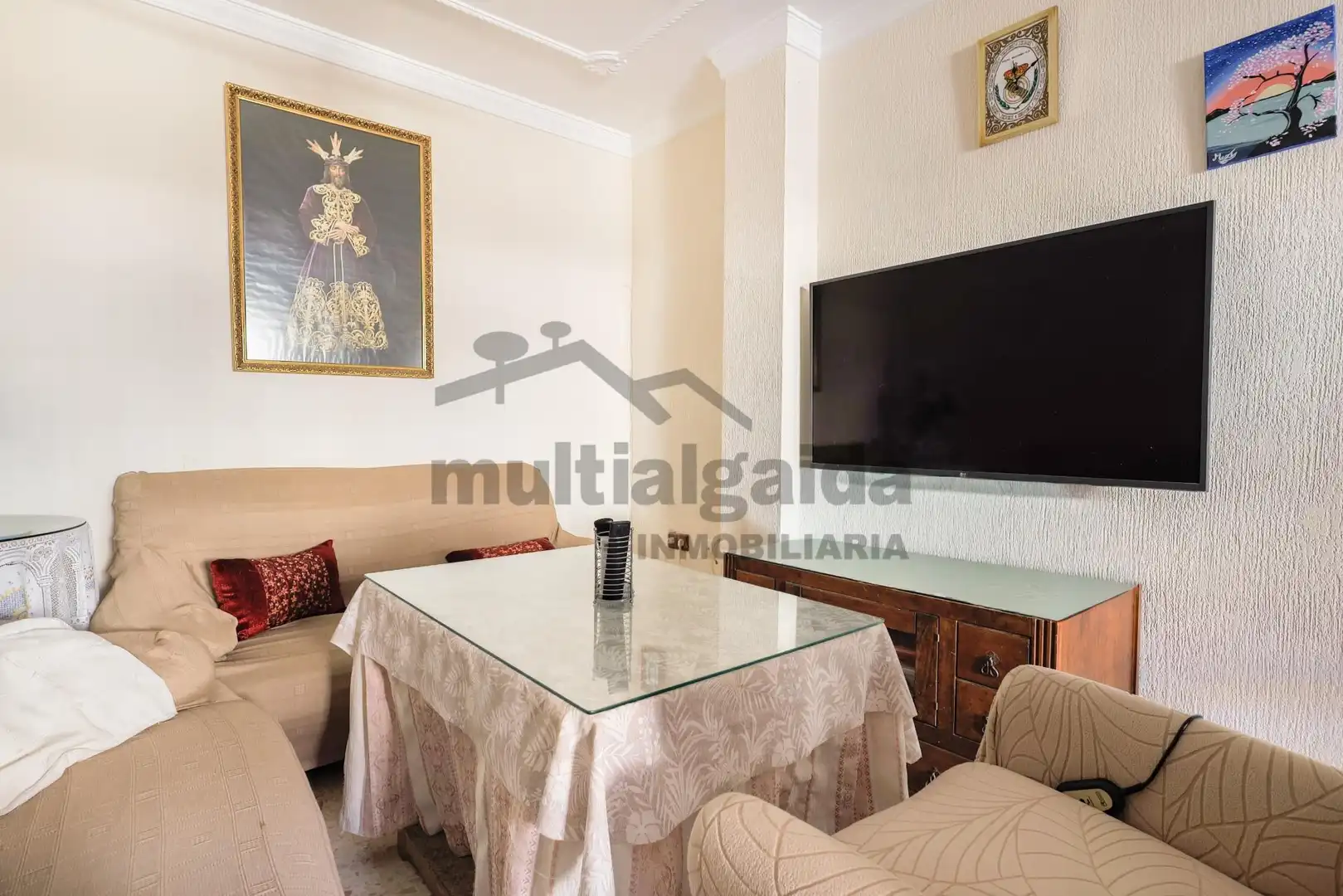 Sala d'estar de Casa adosada en venda en El Pino - Bajo de Guía
