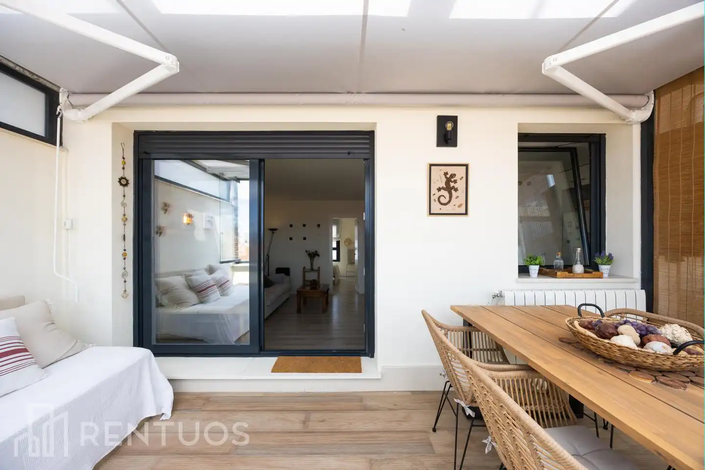 Terrasse von Dachboden zur Miete in Madrid mit Klimaanlage, Heizung und Terrasse