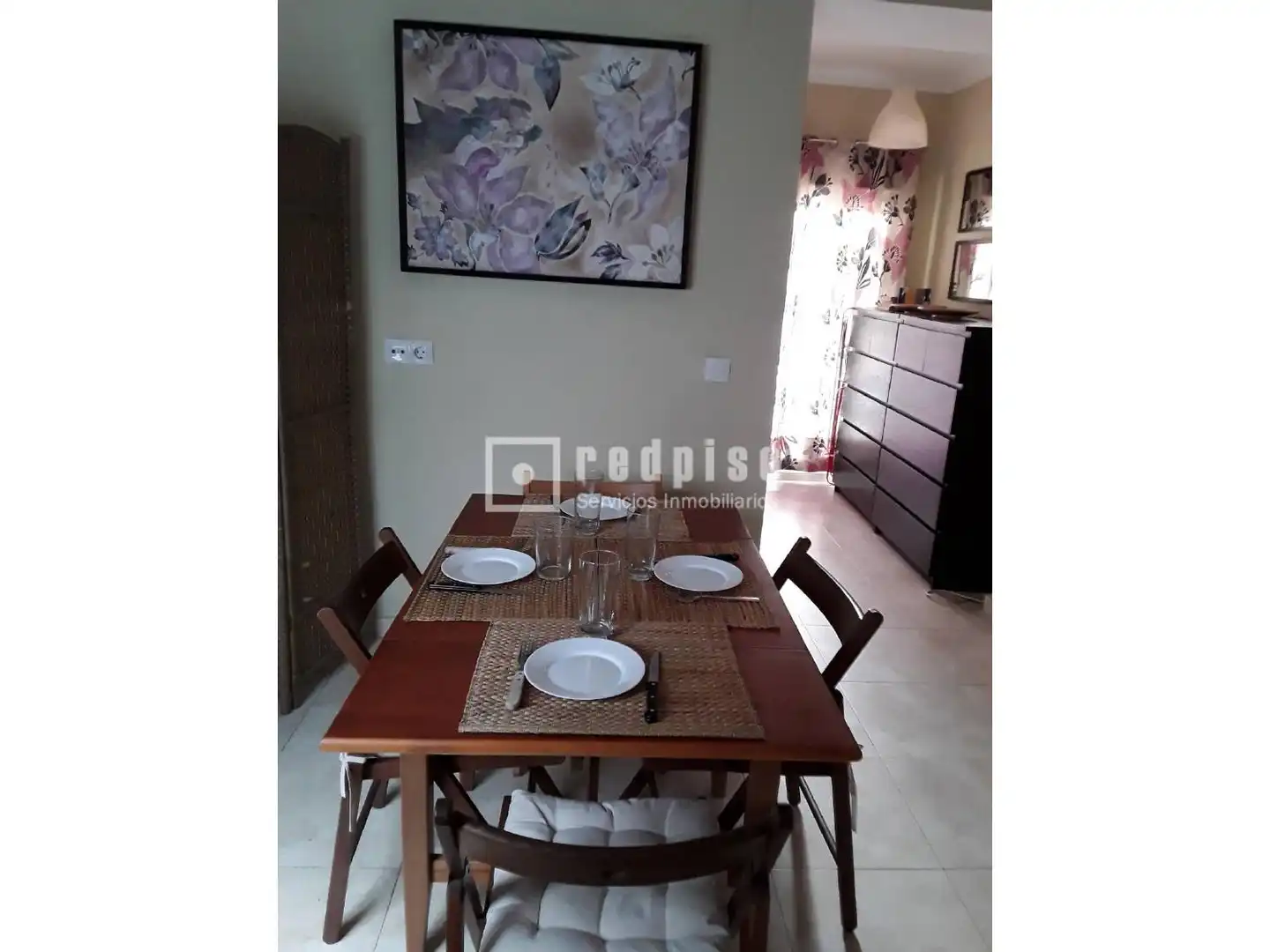Dining room of Flat for rent in Sevilla  with Air Conditioner, Terrace and Furnished