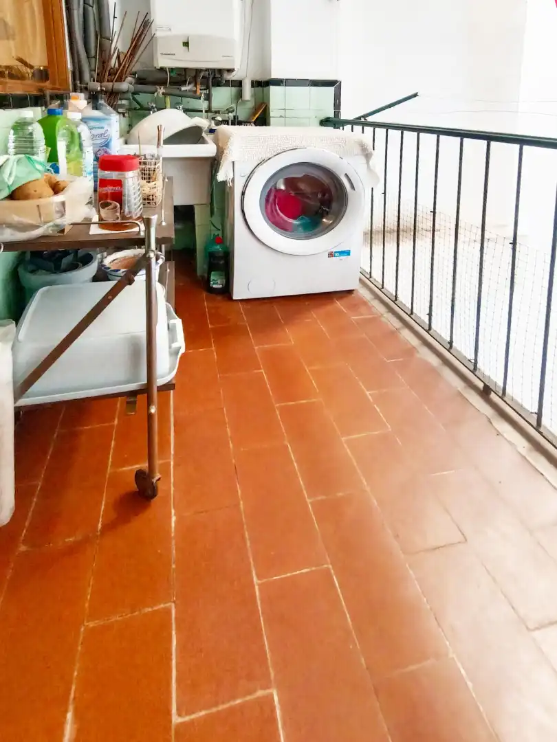 Terrasse von Wohnung zum Verkauf in  Palma de Mallorca mit Klimaanlage, Parkett und Abstellraum