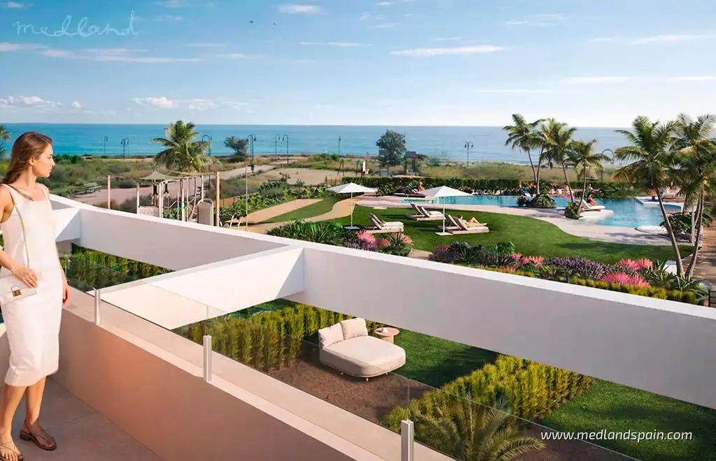 Terraza de Casa adosada en venta en El Campello con Aire acondicionado, Calefacción y Jardín privado