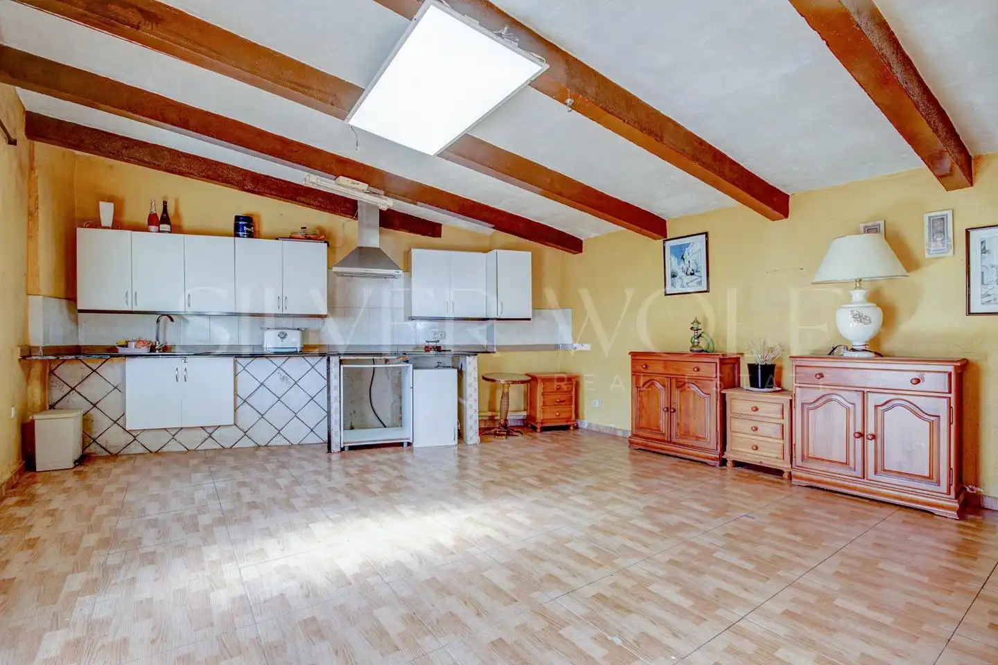 Cuina de Casa o xalet en venda en Pontons amb Jardí privat, Terrassa i Traster