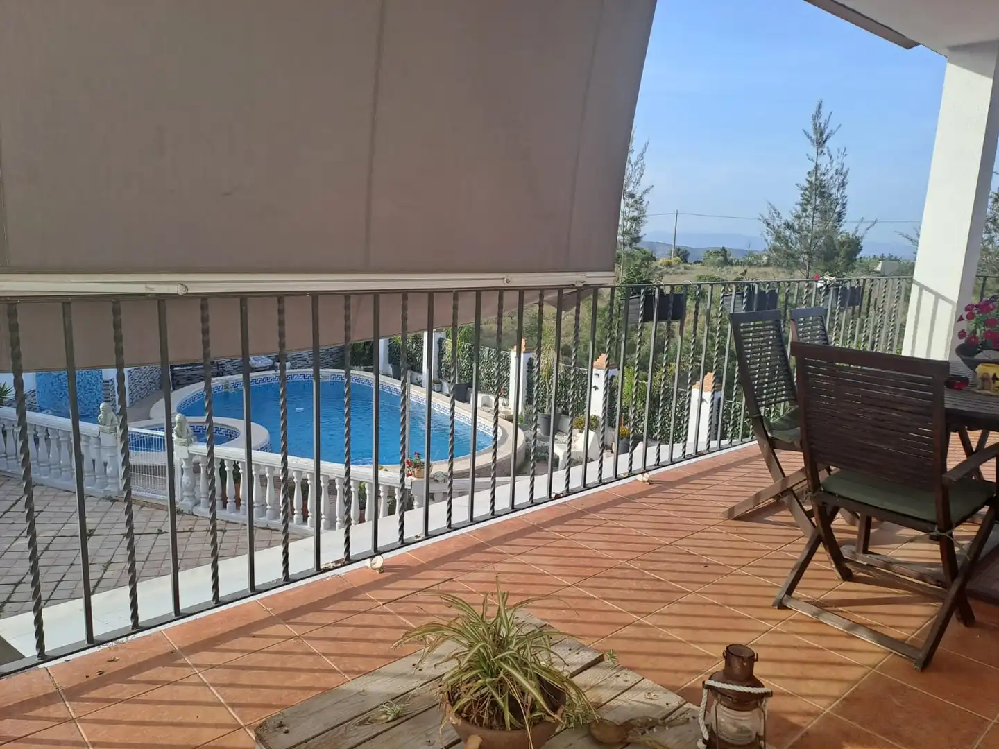 Terraza de Casa o chalet en venta en Montserrat con Aire acondicionado, Calefacción y Jardín privado