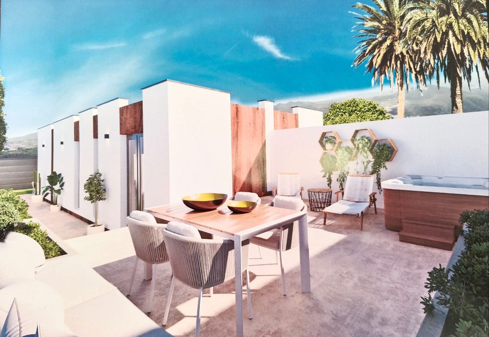 Terraza de Casa adosada en venta en Telde con Calefacción y Jardín privado