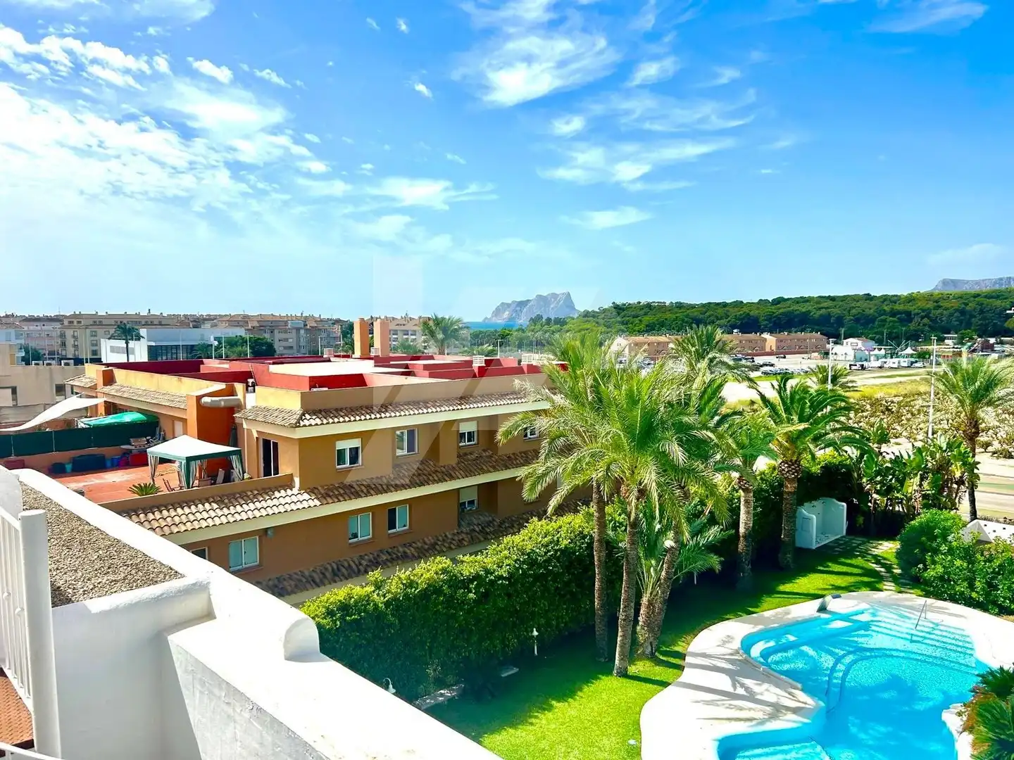 Vista exterior de Apartamento en venta en Moraira con Aire acondicionado, Calefacción y Jardín privado