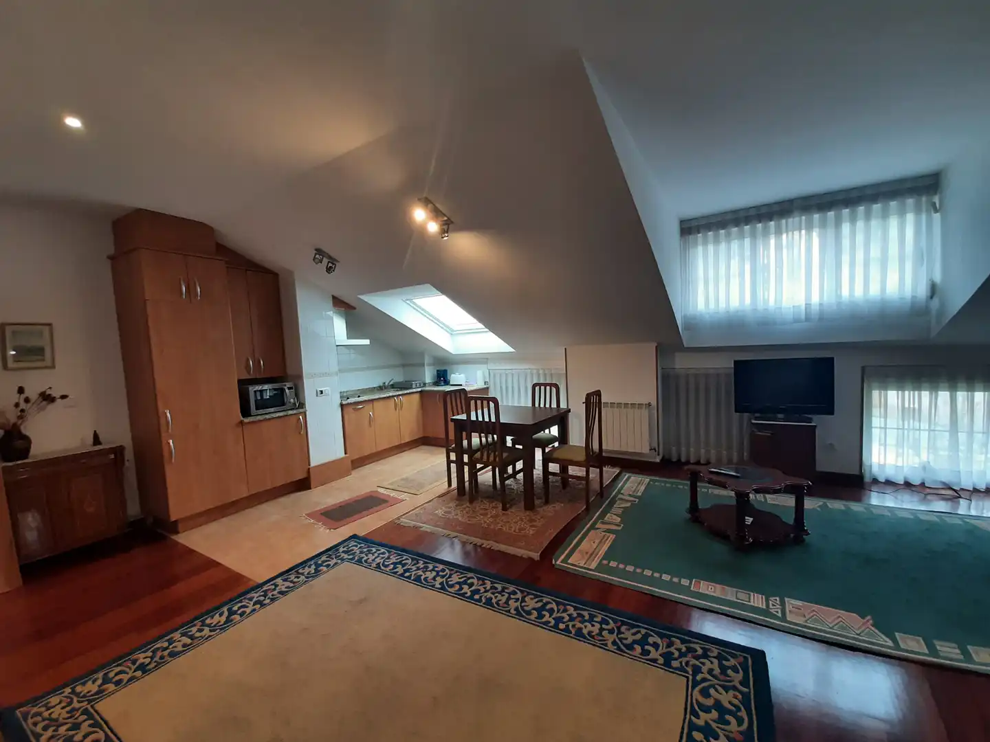 Living room of Attic for rent in Puente Viesgo  with Private garden, Furnished and Washing machine
