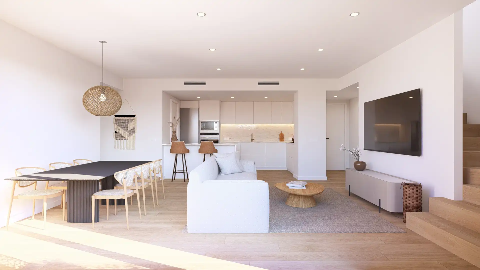 Sala de estar de Dúplex en venta en La Garriga con Aire acondicionado, Calefacción y Terraza