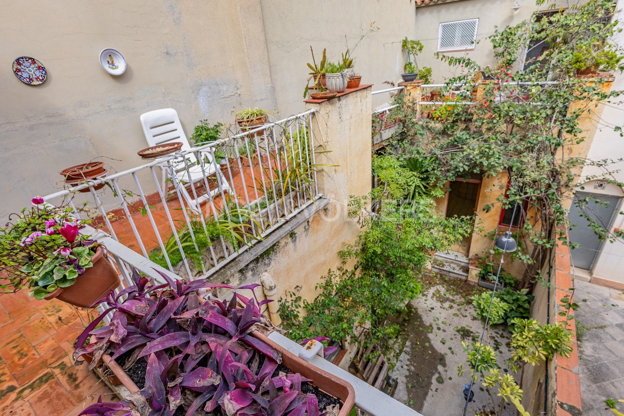 Balcony of House or chalet for sale in Terrassa  with Air Conditioner, Heating and Private garden