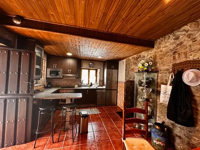 Cocina de Casa adosada en venta en Candamo con Calefacción, Jardín privado y Terraza