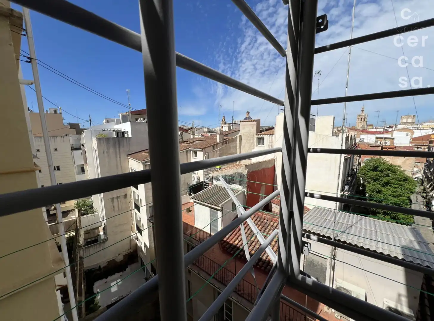 Terraza de Piso de alquiler en Valencia con Aire acondicionado y Amueblado
