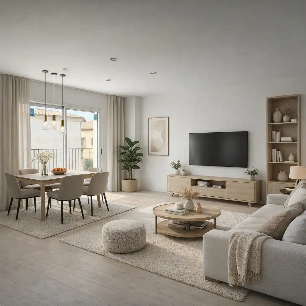 Living room of Flat for sale in Campos  with Air Conditioner, Heating and Terrace