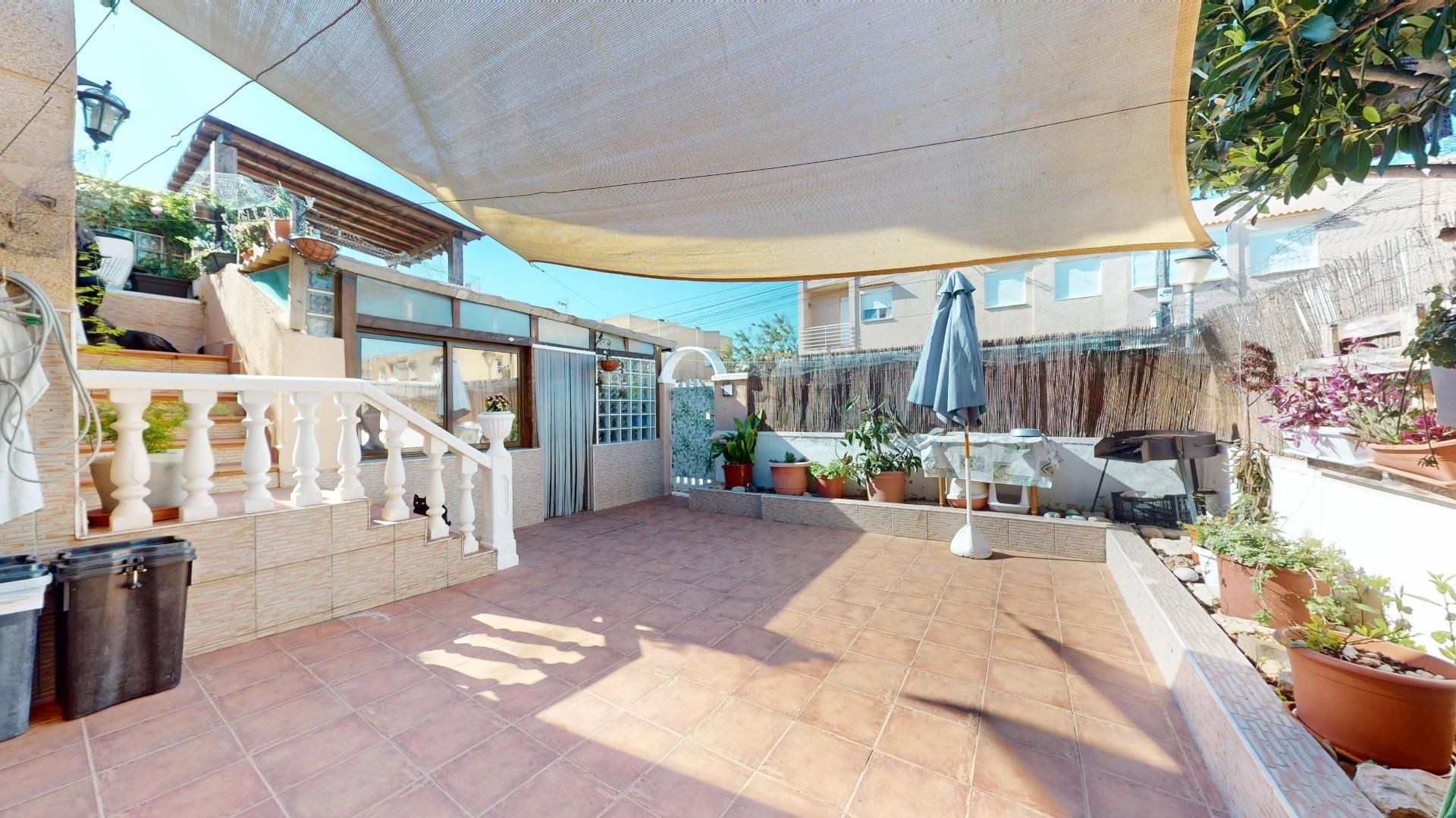 Terrace of House or chalet for sale in Santa Pola  with Air Conditioner, Heating and Private garden