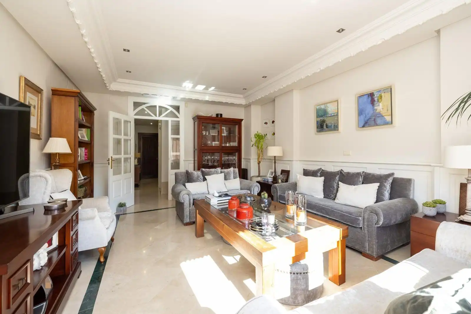 Living room of Detached homes for sale in Granada  with Air Conditioner, Heating and Terrace