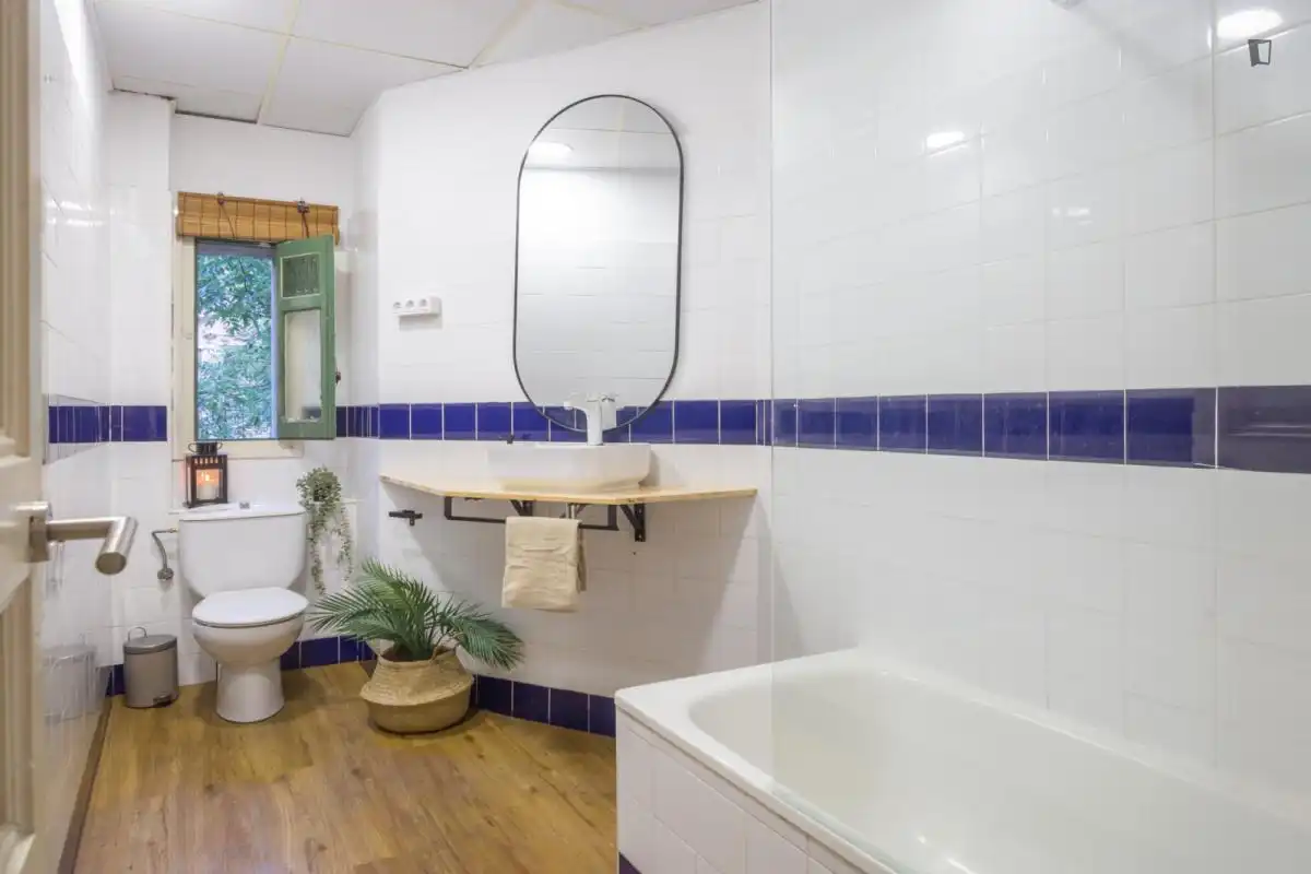 Baño de Apartamento para compartir en  Palma de Mallorca con Amueblado, Horno y Lavadora