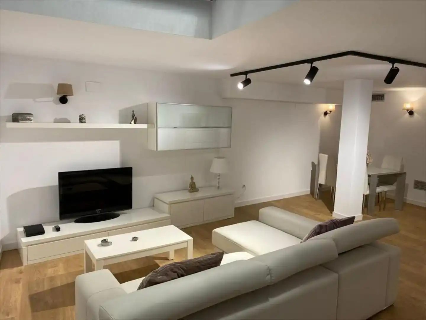 Living room of Flat for rent in Alella  with Air Conditioner
