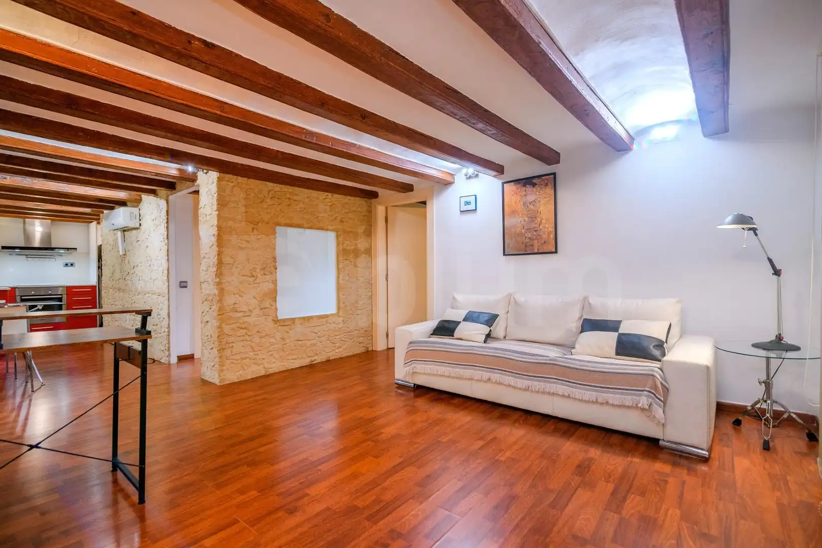 Sala de estar de Piso en venta en Barcelona con Aire acondicionado y Parquet