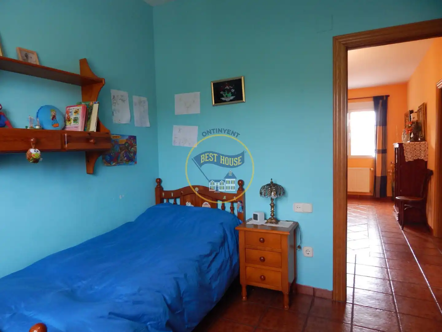 Dormitori de Casa o xalet en venda en Ontinyent amb Calefacció, Jardí privat i Terrassa