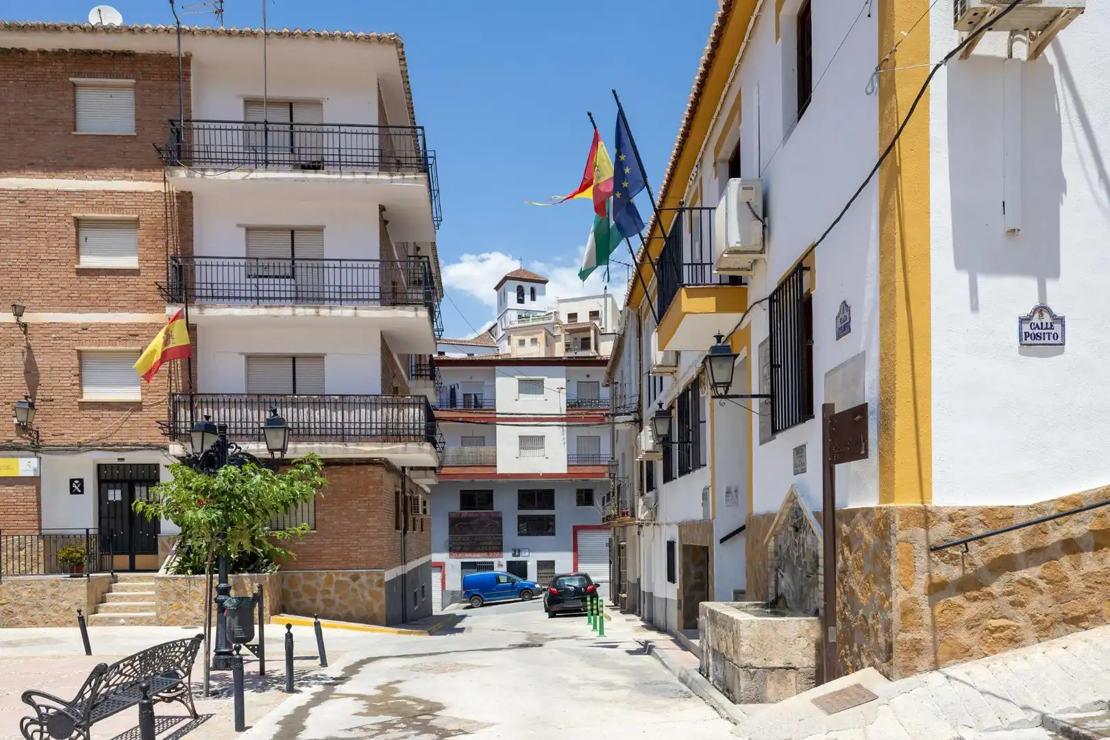 Vista exterior de Casa adosada en venta en Torvizcón con Terraza