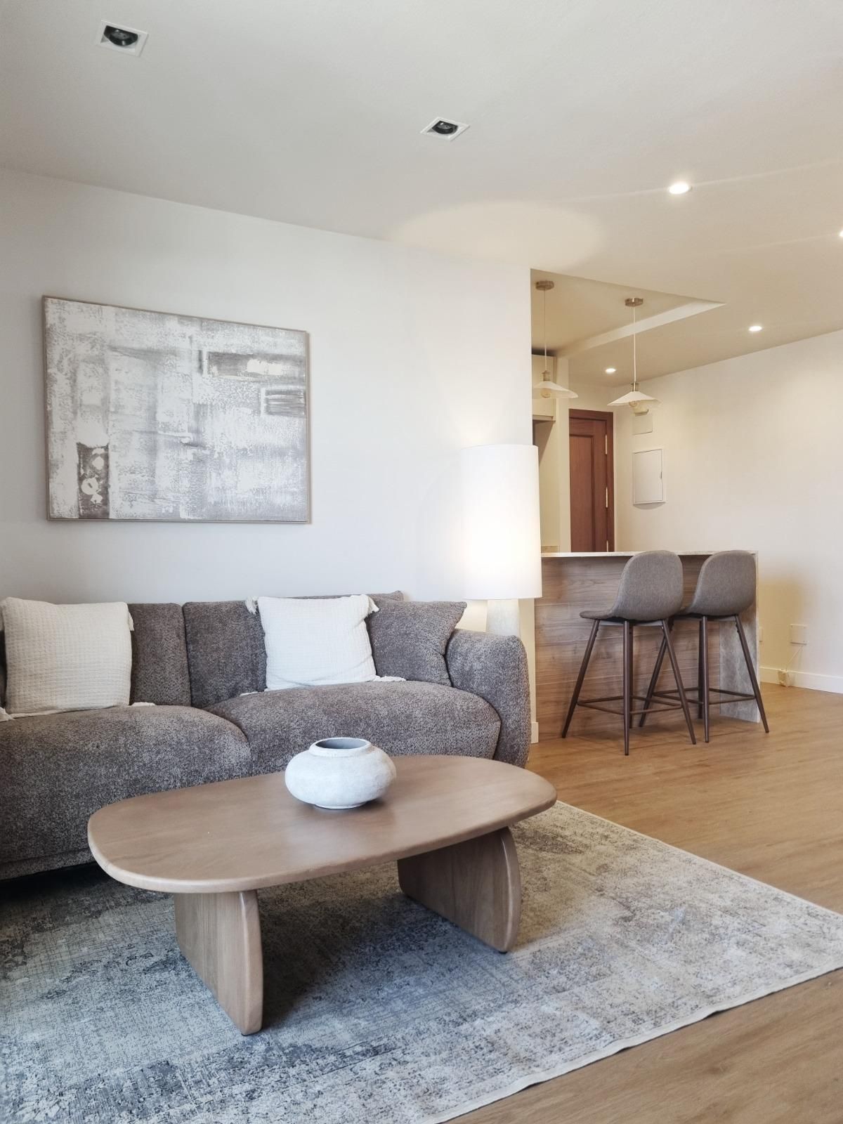 Sala d'estar de Pis de lloguer en  Sevilla Capital amb Aire condicionat, Calefacció i Terrassa