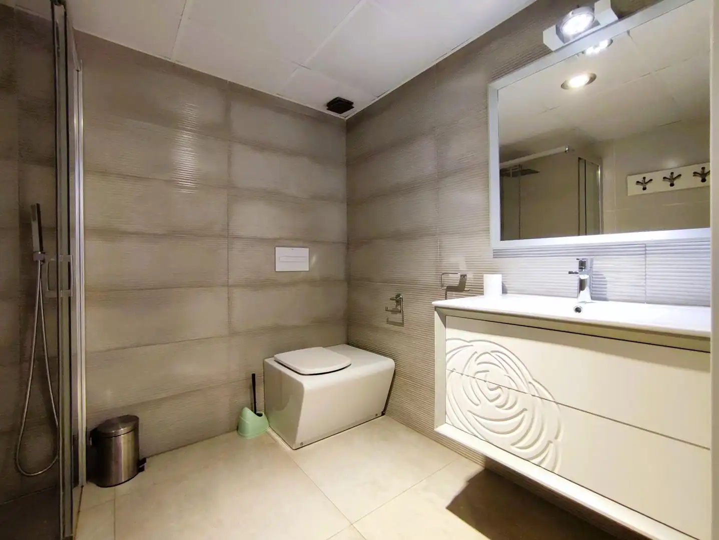 Bany de Casa o xalet en venda en Calpe / Calp amb Aire condicionat, Jardí privat i Terrassa