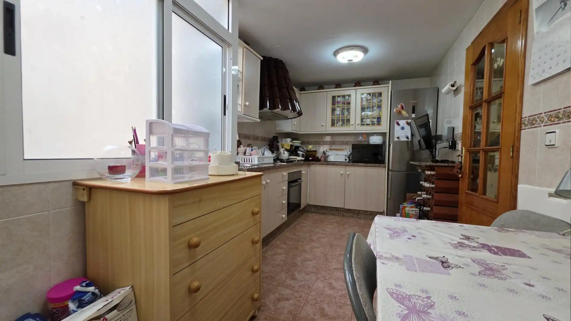 Cocina de Piso en venta en Alicante / Alacant con Aire acondicionado, Calefacción y Amueblado