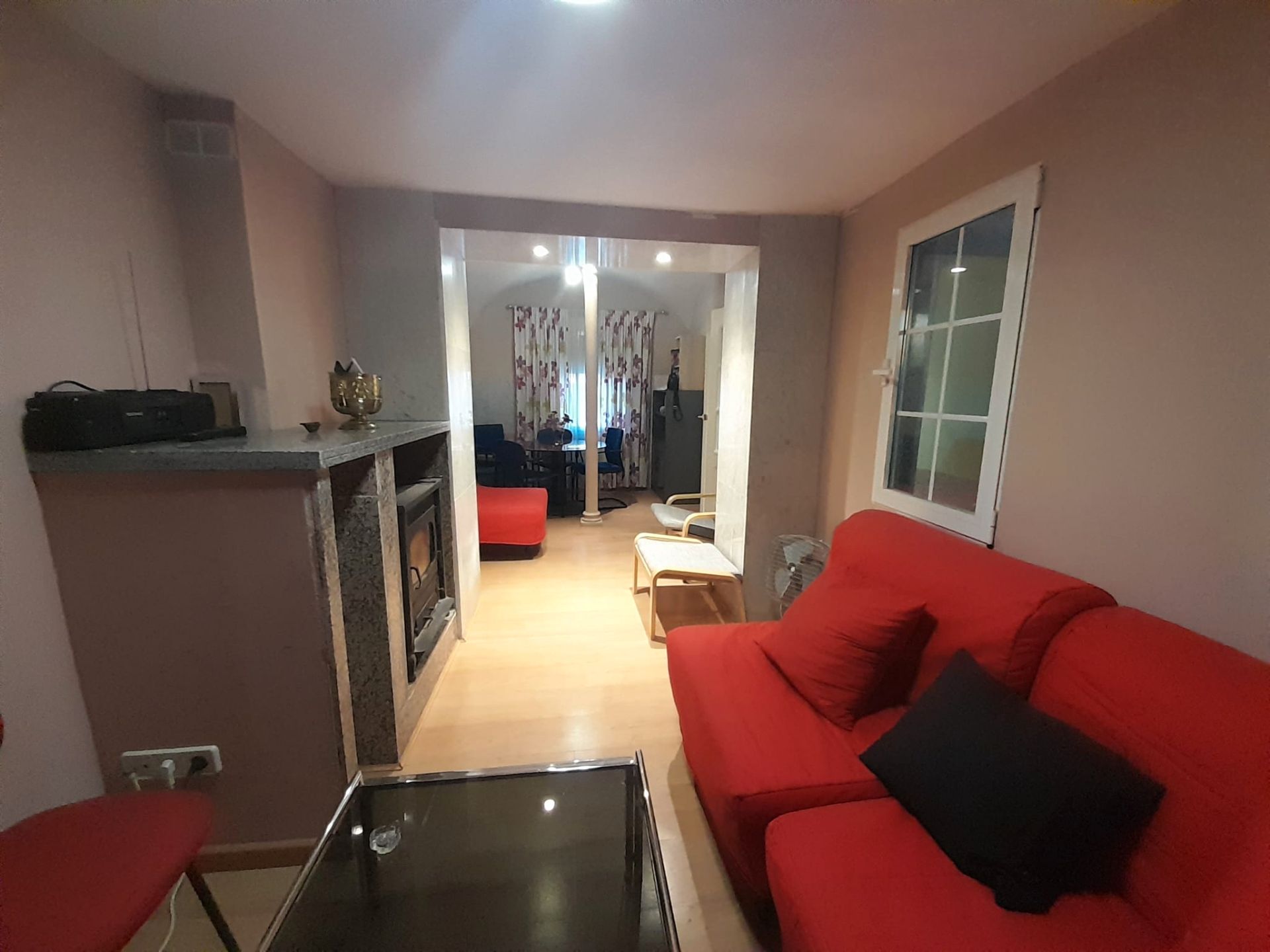 Sala d'estar de Casa o xalet en venda en Puertollano amb Parquet i Terrassa
