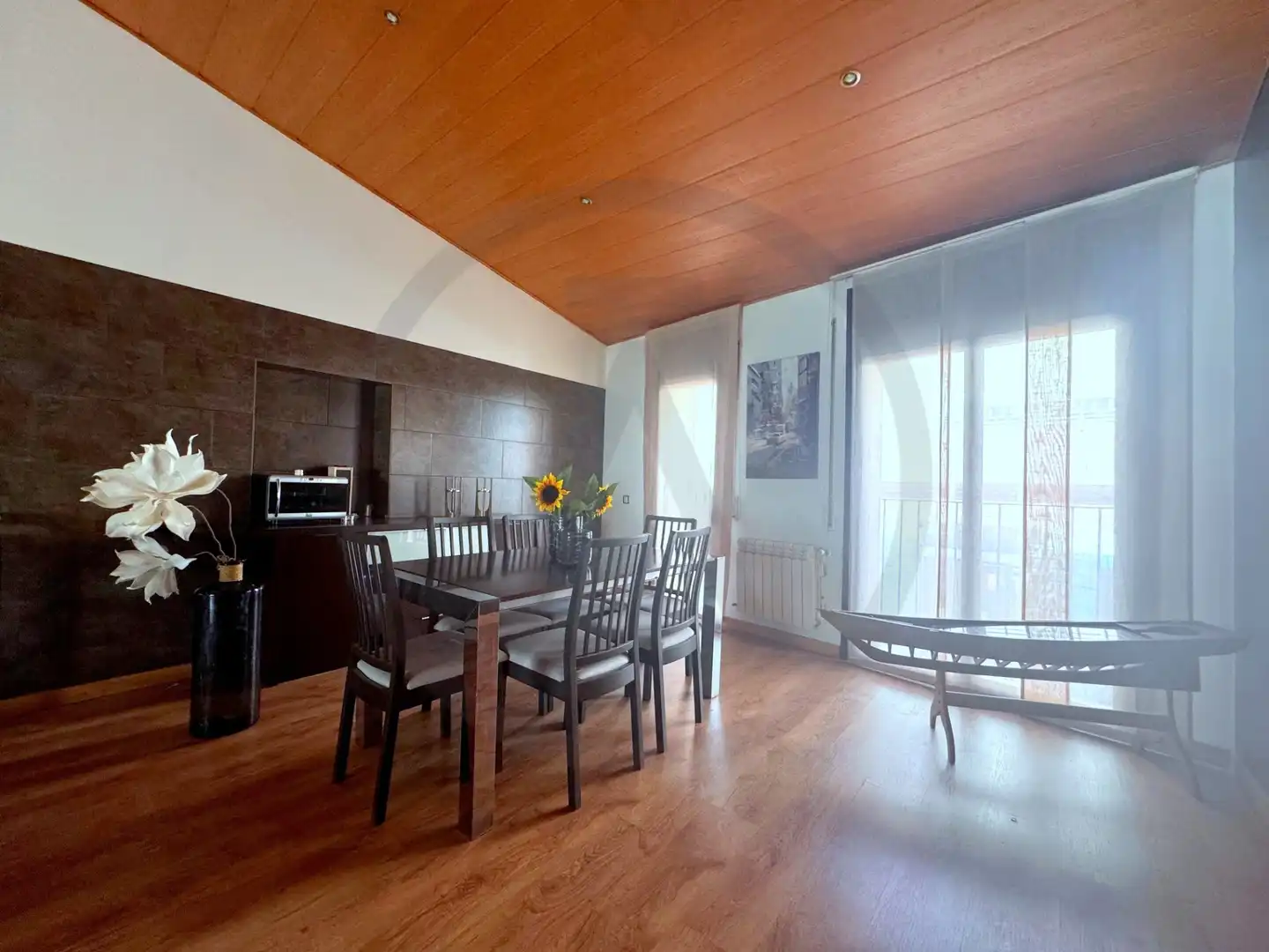 Esszimmer von Wohnung zum Verkauf in Matadepera mit Heizung, Parkett und Terrasse