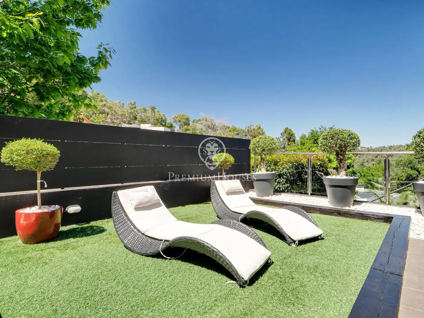 Terraza de Casa o chalet en venta en Barcelona con Aire acondicionado, Jardín privado y Terraza