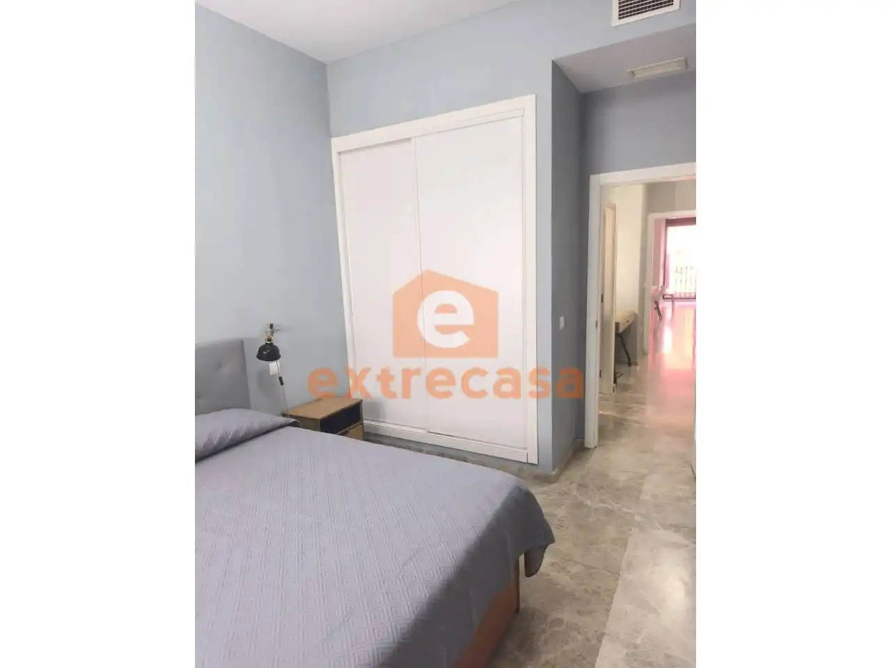 Dormitori de Apartament de lloguer en Badajoz amb Aire condicionat, Traster i Moblat