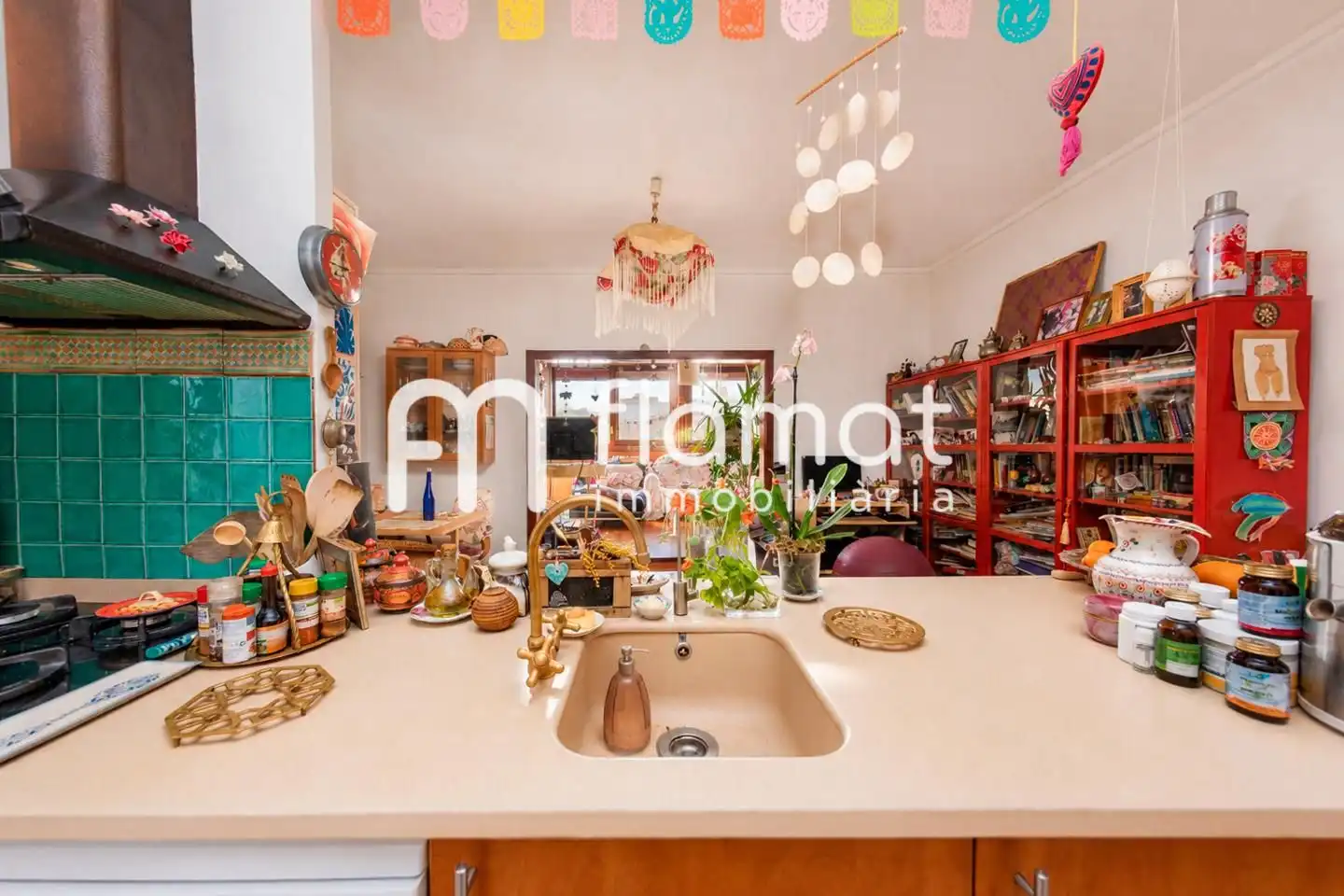 Kitchen of Attic for sale in Barcelona  with Air Conditioner, Terrace and Furnished