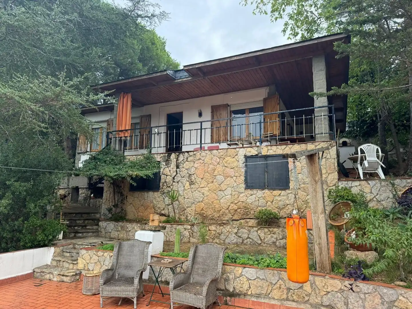 Exterior view of Houses for sale in Gavà  with Private garden