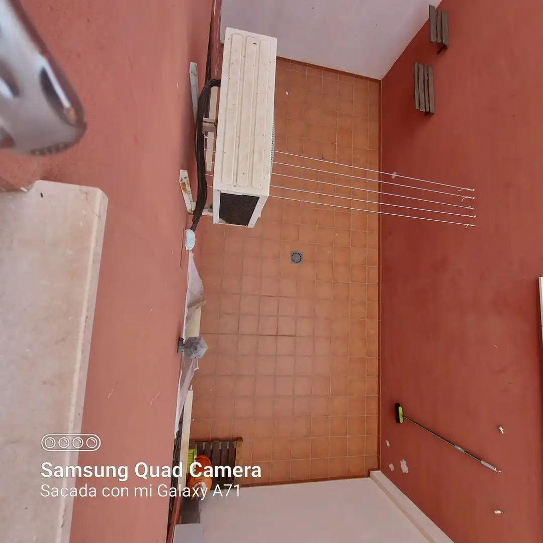 Balcony of Houses for rent in Brenes  with Air Conditioner, Heating and Washing machine