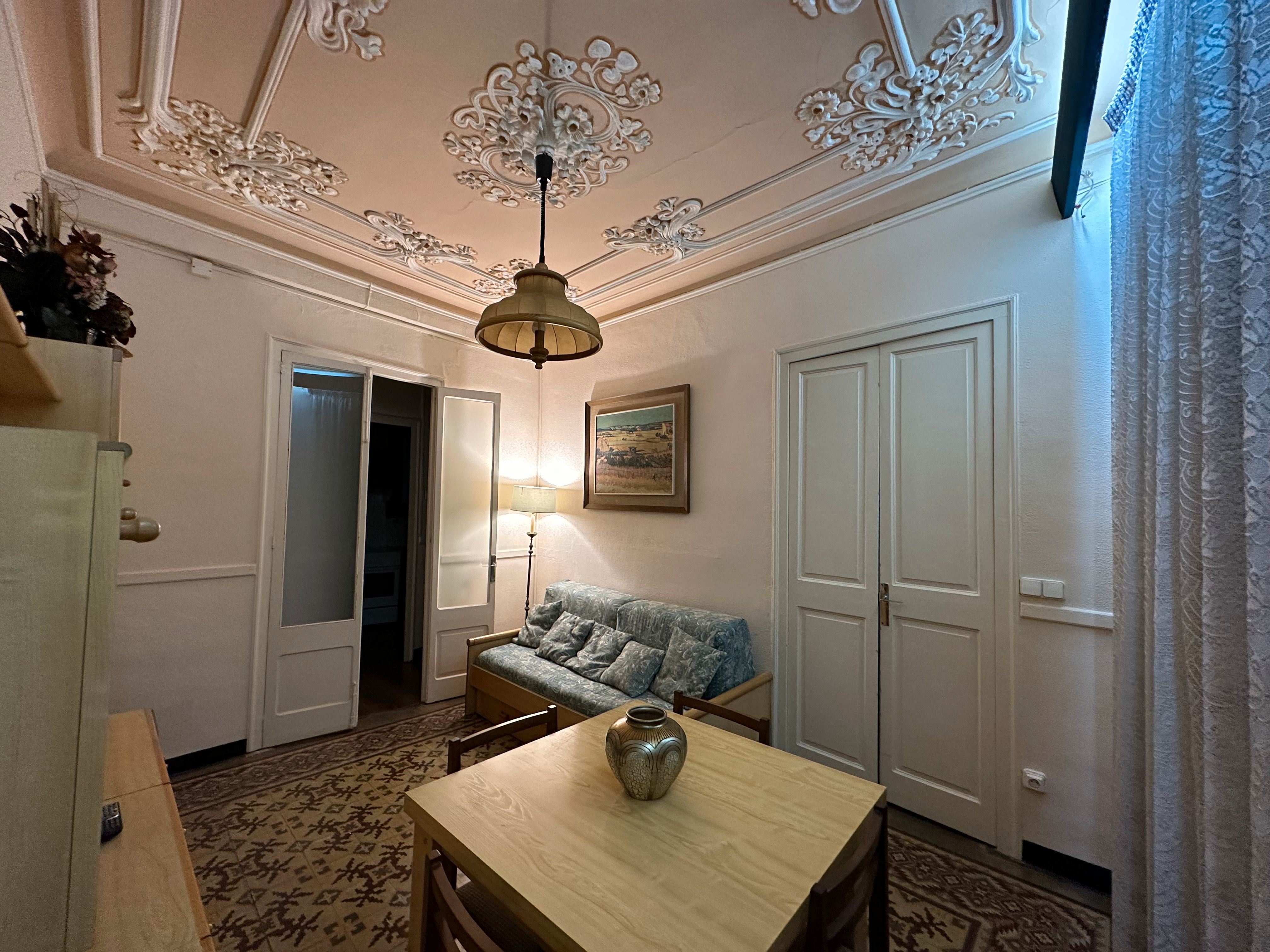 Living room of Flat for sale in Ripoll  with Heating and Balcony