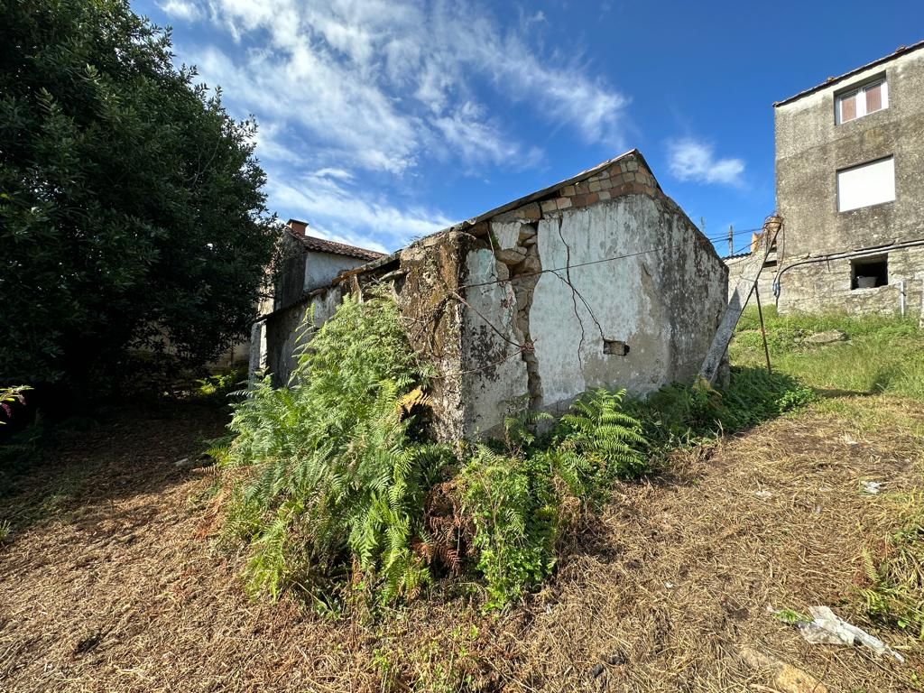 Exterior view of Single-family semi-detached for sale in Vilagarcía de Arousa