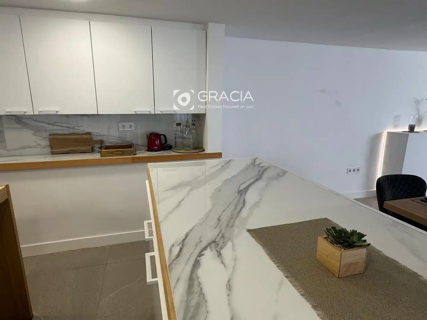 Cuina de Casa adosada en venda en Adeje amb Jardí privat, Terrassa i Traster