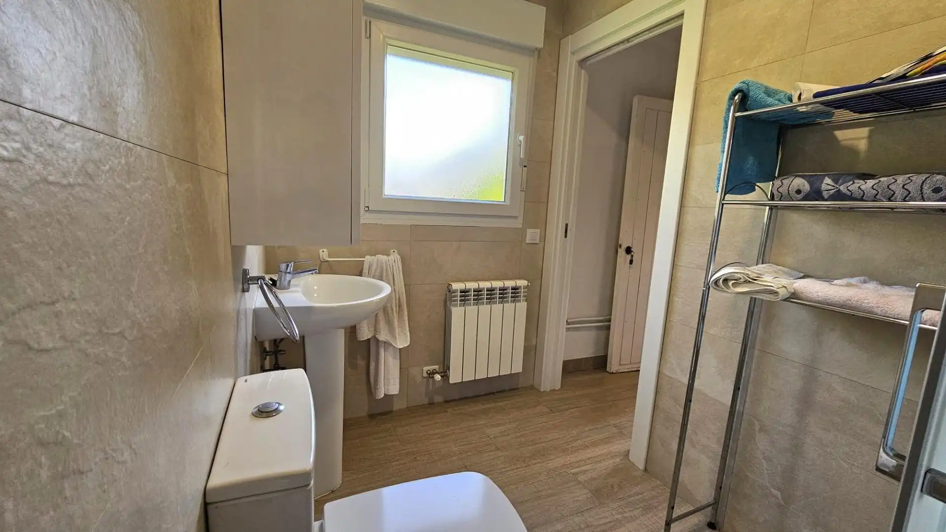 Baño de Casa adosada en venta en Ribamontán al Mar con Calefacción, Jardín privado y Amueblado