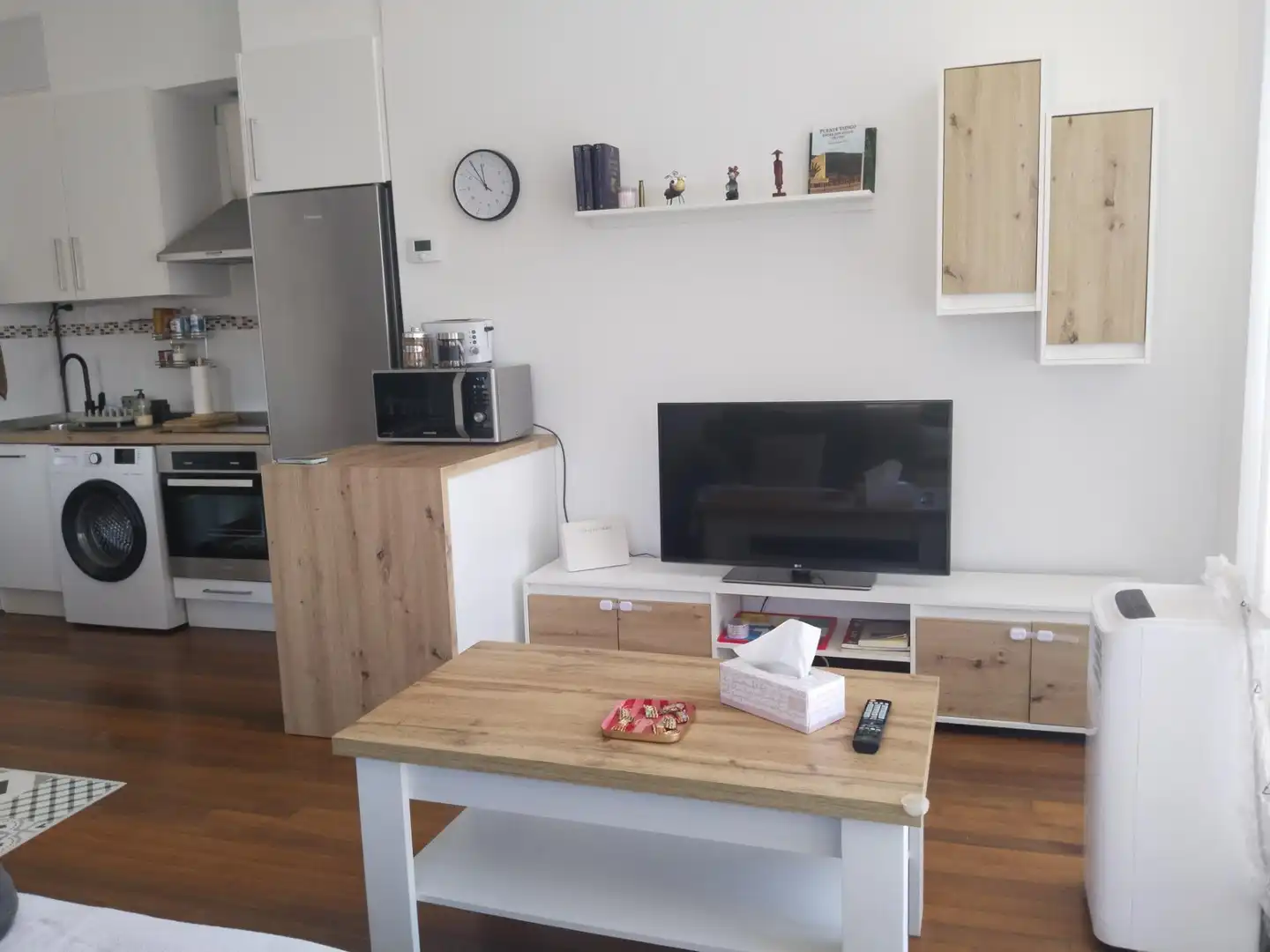 Sala de estar de Apartamento de alquiler en Castañeda con Parquet
