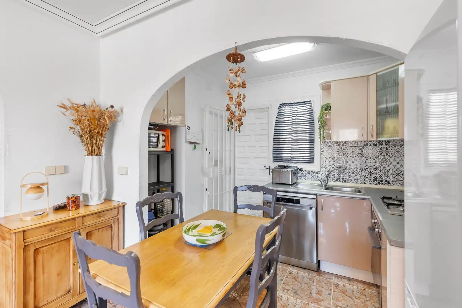 Cocina de Ático en venta en Guardamar del Segura con Aire acondicionado, Terraza y Piscina