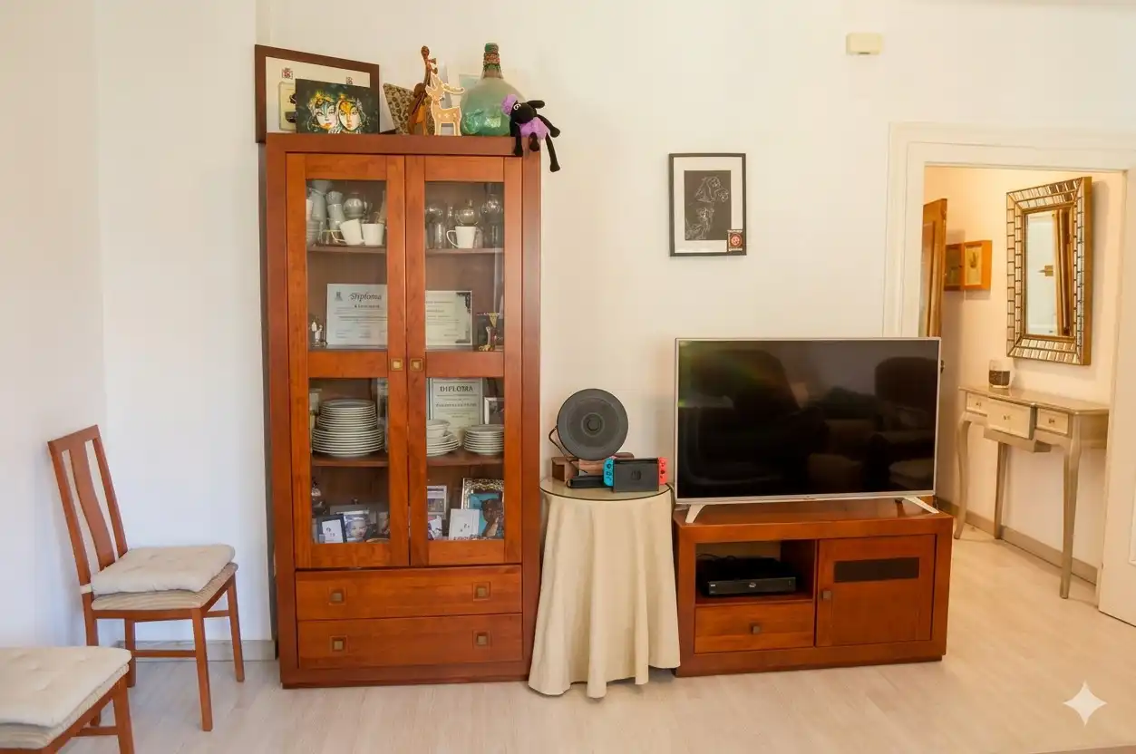 Sala de estar de Piso en venta en Cáceres con Aire acondicionado