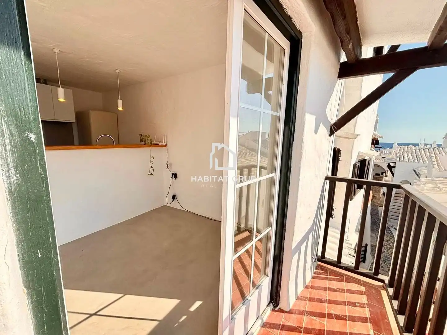 Balcony of Flat for sale in Sant Lluís  with Heating and Private garden