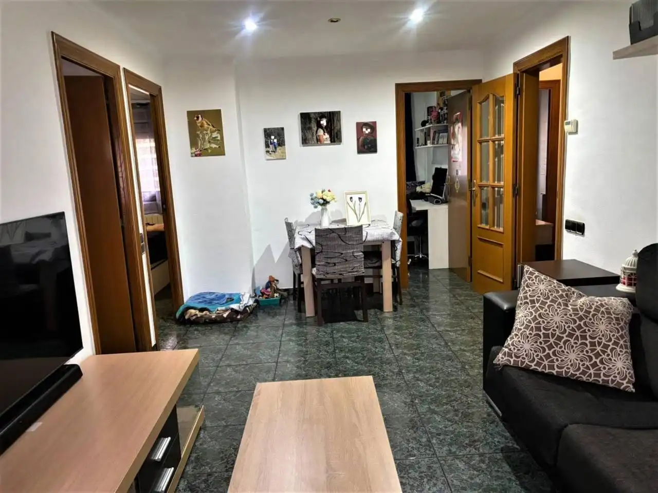Sala d'estar de Pis en venda en Terrassa amb Aire condicionat i Calefacció