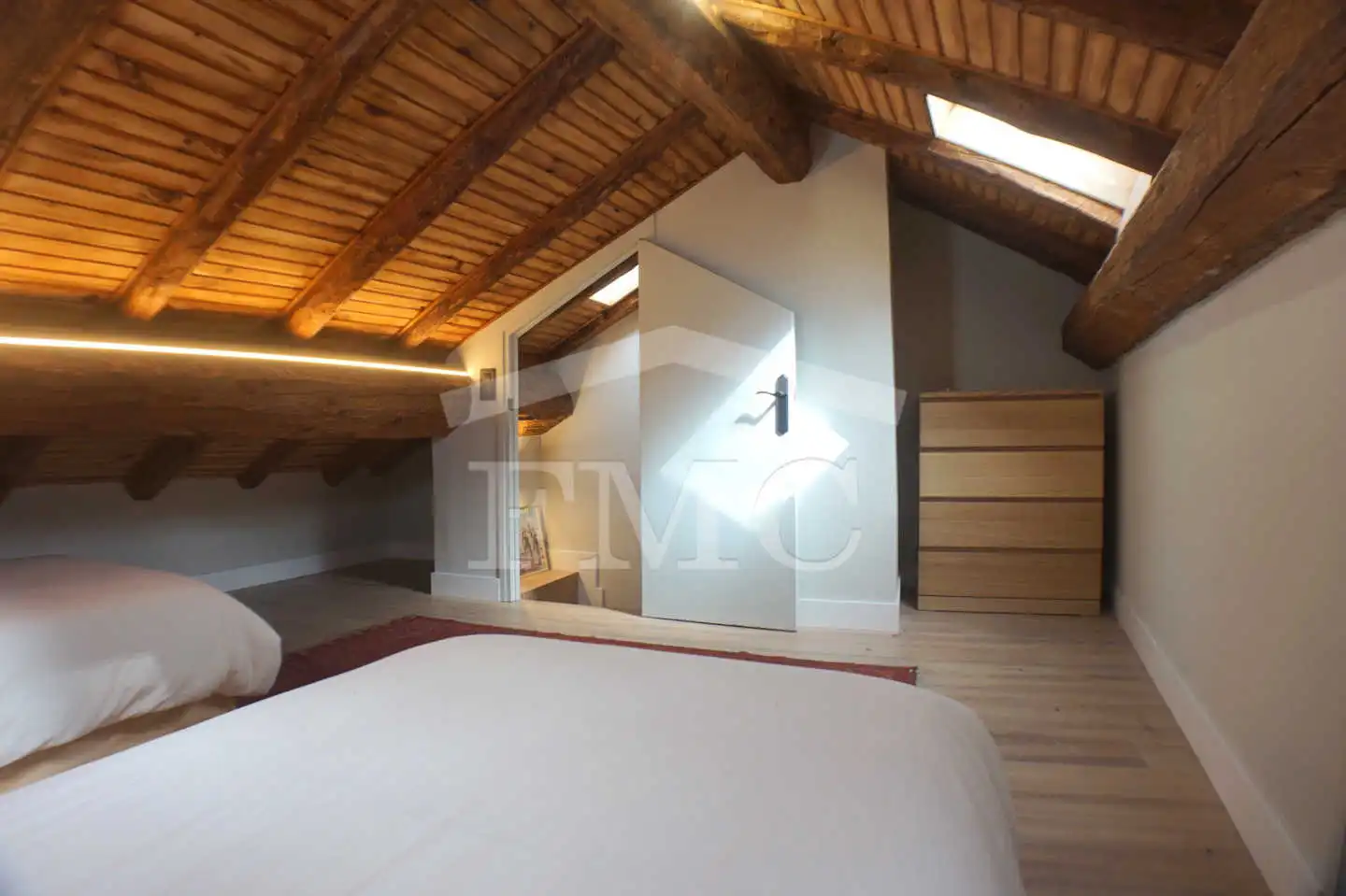 Schlafzimmer von Haus oder Chalet zur Miete in Saillagouse mit Heizung, Privatgarten und Parkett
